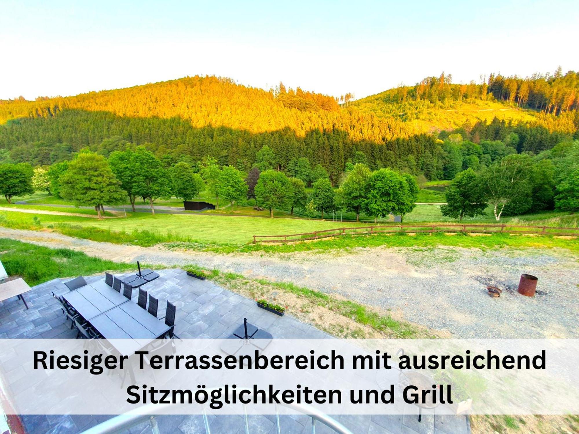 Ferienhaus Grimme - 350M2, 18 Betten - Mit Indoorspielplatz, Pool, Grosser Terrasse, Grill, Sauna, Kicker, Dart, Uvm - Ideal Fuer Familien Шмалленберг Экстерьер фото